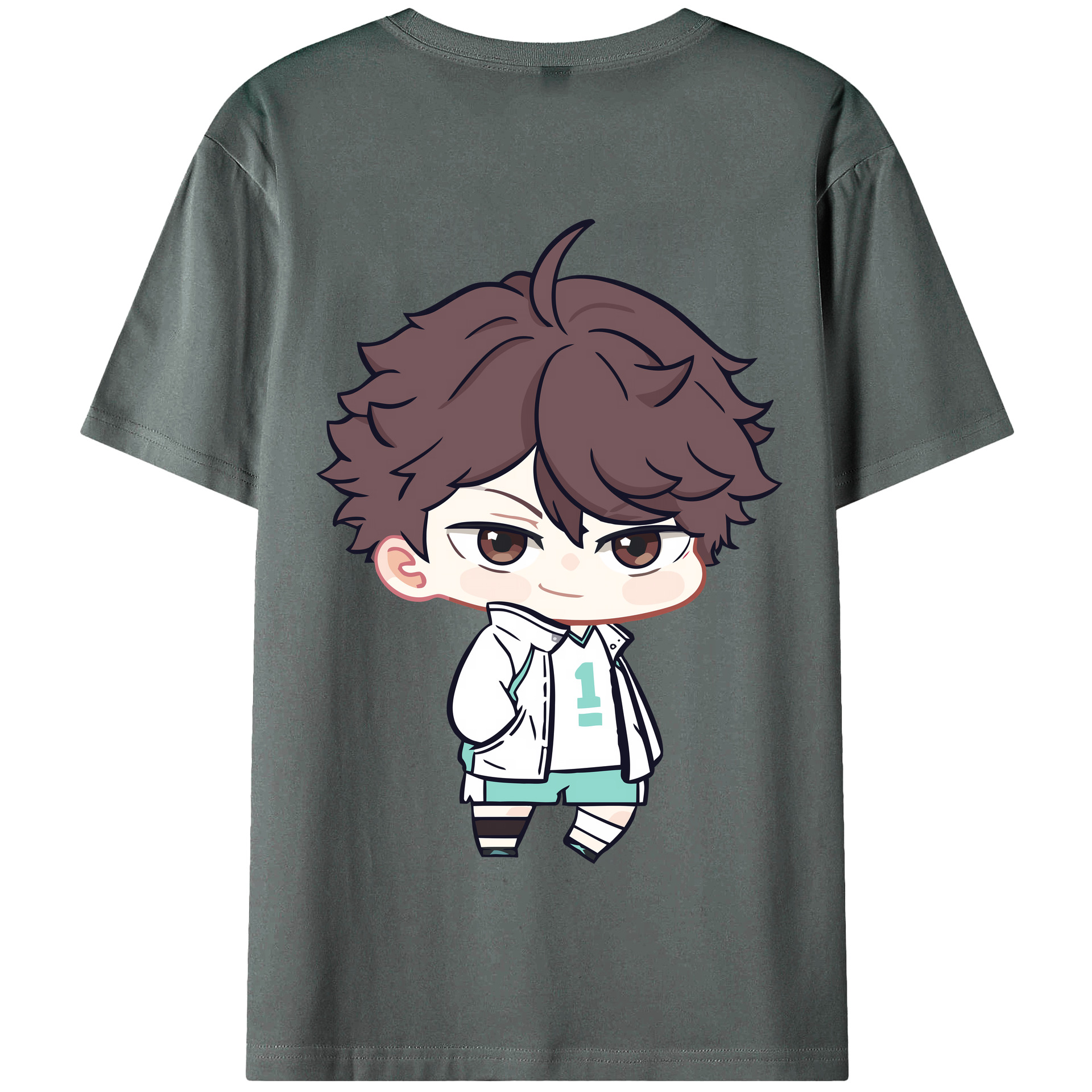 （画像用） ハイキュー!! Haikyu!! 綿100％半袖Tシャツ（背面プリント）
